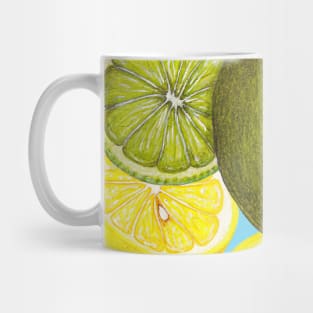 Lemon fruits pattern Mug